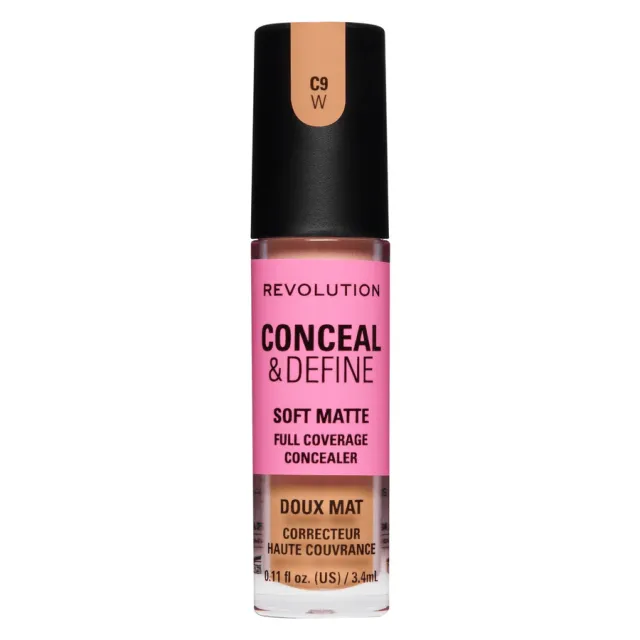 Revolution Conceal and Define Full Coverage Concealer C9W 3,4 ml