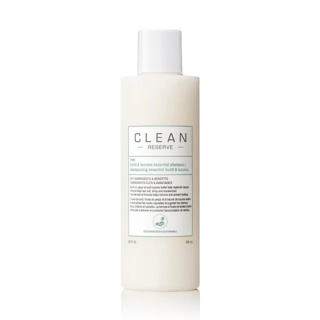 Clean Reserve Buriti & Tucuma Essential Shampoo 296ml.