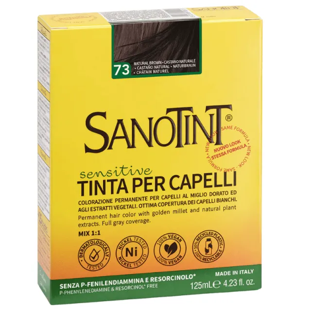 Sanotint 73 hårfarve light Natur brun 80 ml.