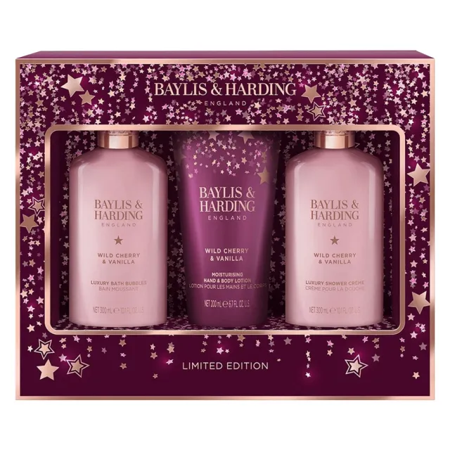 Baylis & Harding Wild Cherry & Vanilla Luxury Bathing Essentials