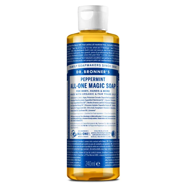Dr. Bronner's Pure-Castile Soap Peppermint 240 ml