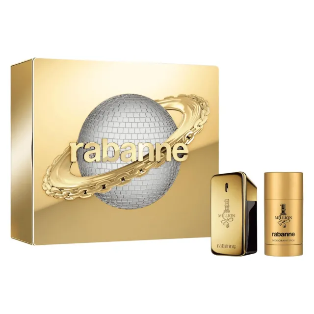 Rabanne 1 Million Eau De Toilette And Deodorant Stick Set 2pcs