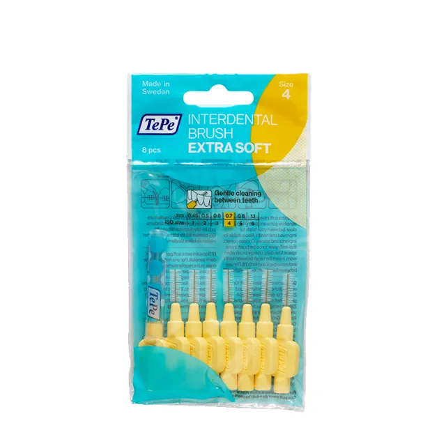 TePe Mellemrumsbørste Extra Soft Gul (8 stk)