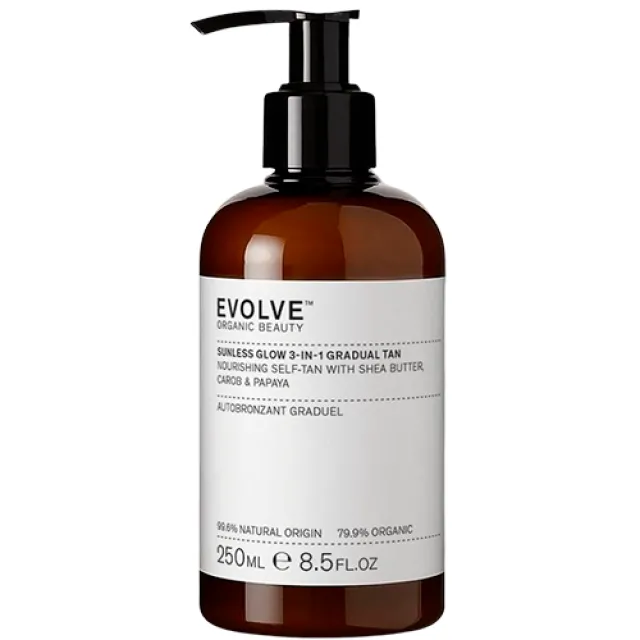Evolve Organic Sunless Glow 3-in-1 Gradual Tan (250 ml)