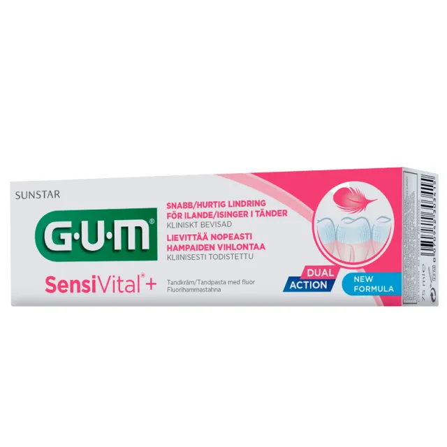 GUM Tandpasta SensiVital+ (75 ml)