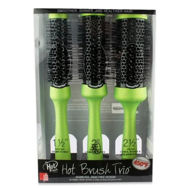 Hot Brush Trio Kit Green (U)