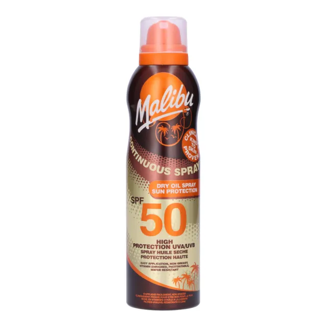 Malibu Continuous Dry Oil Sun Spray SPF 50 175 ml