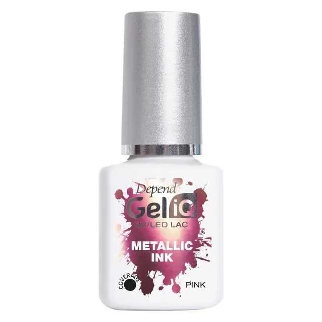 Depend Gel iQ Effect Metallic Ink Pink 5ml