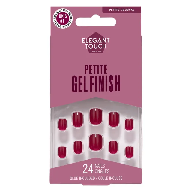 Elegant Touch Petite Nails Cherry Wine 24 stk.