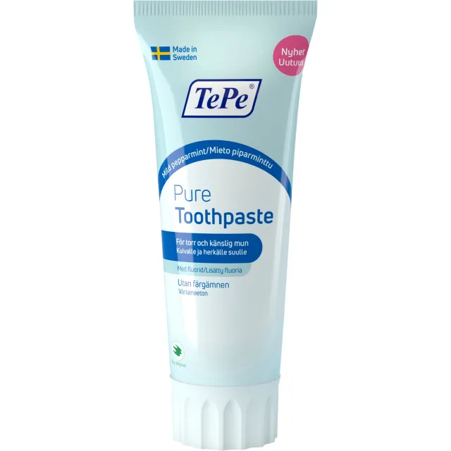 TePe Pure Toothpaste Mild Peppermint (75 ml)