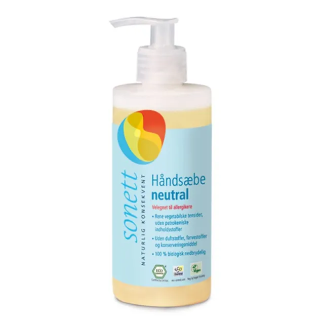 Sonett Håndsæbe Fl. Neutral (300 ml)