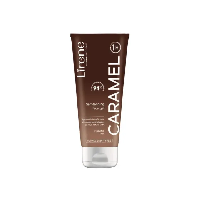 Lirene Perfect Tan, selvbruner ansigtsgel Caramel, 75ml.