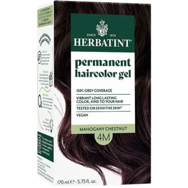 Herbatint 4M Hårfarve Mahogany Chestnut (170 ml)
