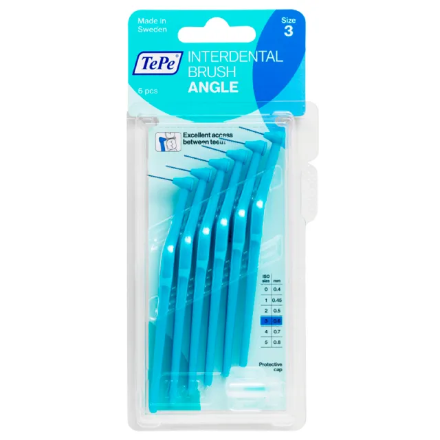 TePe Mellemrumsbørste Angle Blå (6 stk)