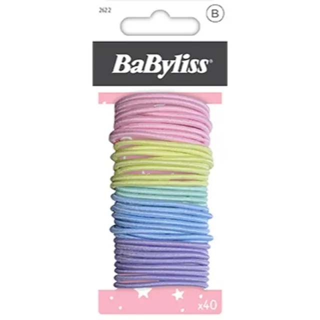 BaByliss Accessories BaByliss KIDS Thin Elatics 40 pieces