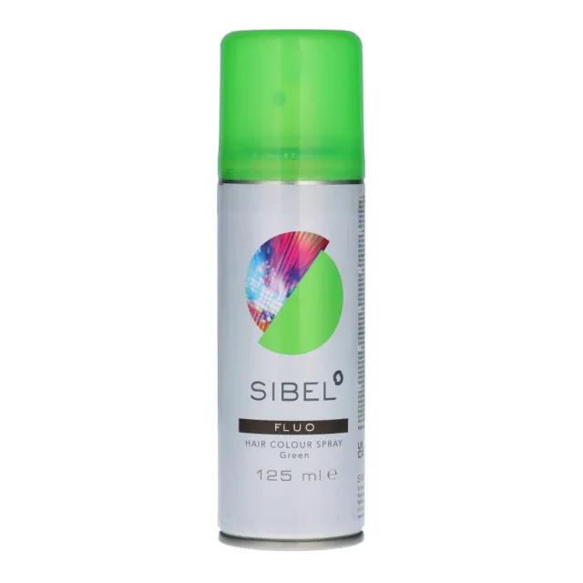 Sibel Fluo Hair Colour Spray Green - Art P001153 125 ml