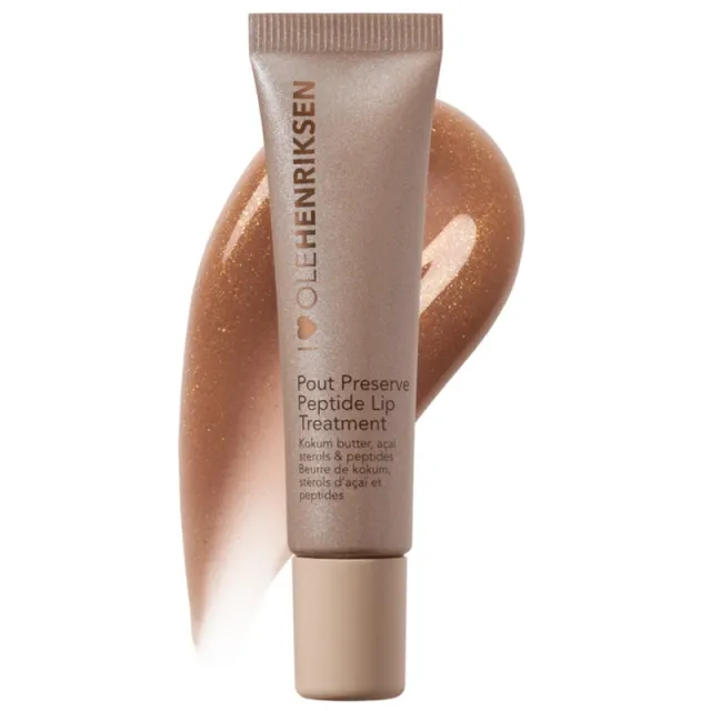 Ole Henriksen Pout Preserve Peptide Lip Treatment Glimmers 12 ml - Crême Brûlee