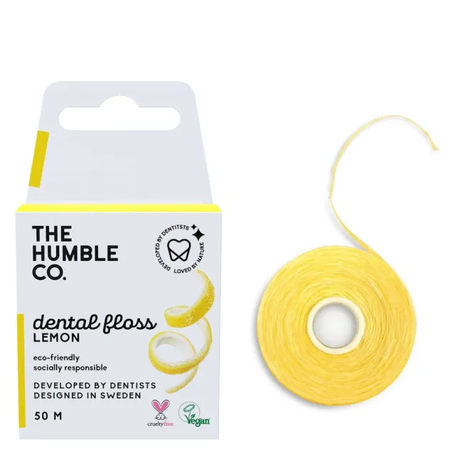 The Humble Co Dental Floss Lemon 50 m