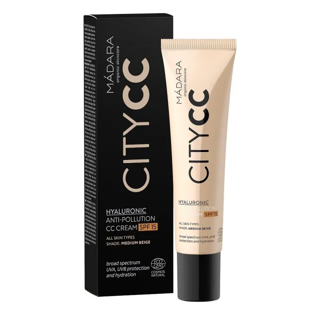 MÁDARA CITY CC Cream Medium SPF15, 40 ml.
