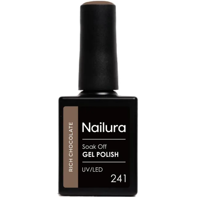 Nailura Gel Polish 10 ml - 241 Rich Chocolate