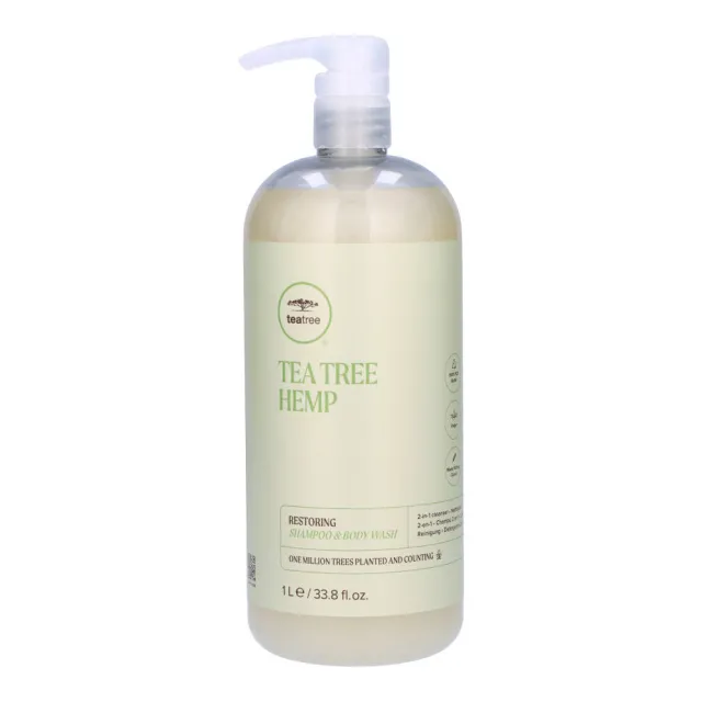 Paul Mitchell Tea Tree Hemp Restoring Shampoo & Body Wash 1000 ml