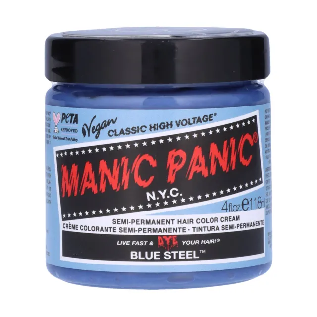 Manic Panic Semi-Permanent Color Cream Blue Steel 118 ml