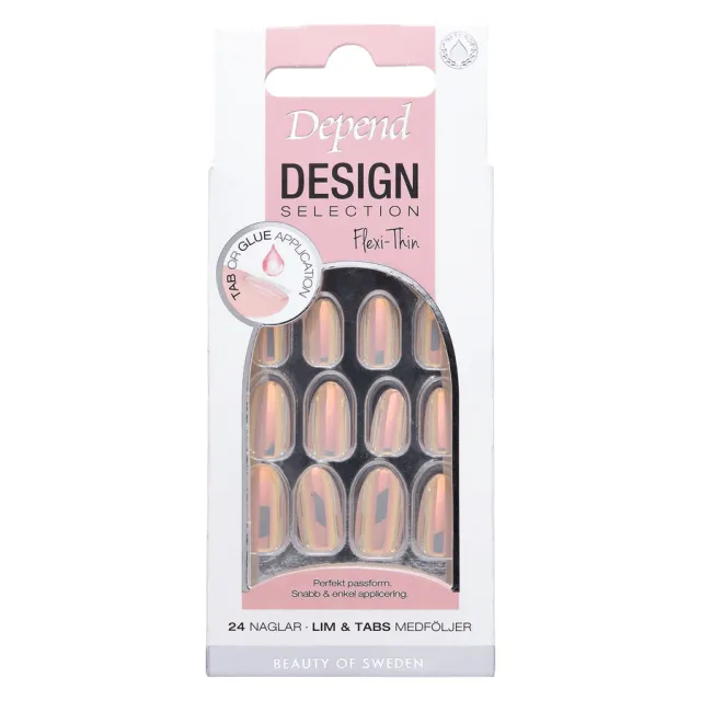 Depend Design Selection Unicorn Chrome Oval 1 stk