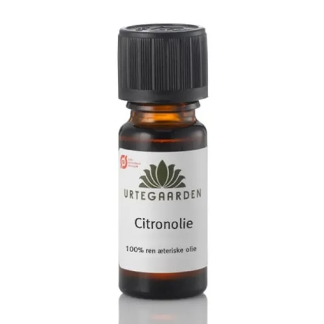 Urtegaarden Citronolie æterisk olie Ø (10 ml)