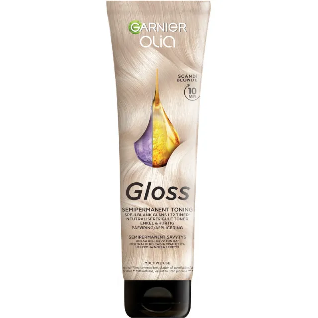 Garnier Olia Gloss Semipermanent Toning 150 ml - Scandi Blonde
