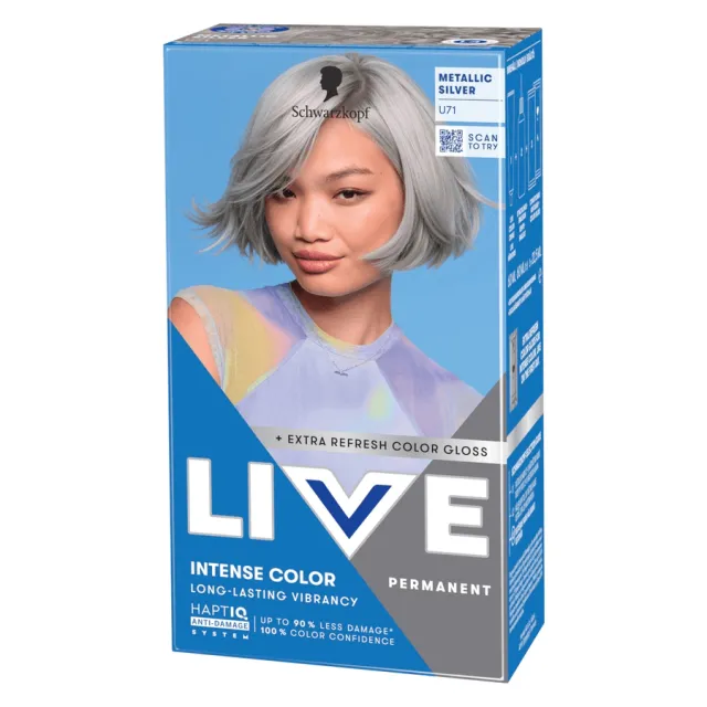 Schwarzkopf LIVE Urban Metallics U71 Metallic Silver 156g