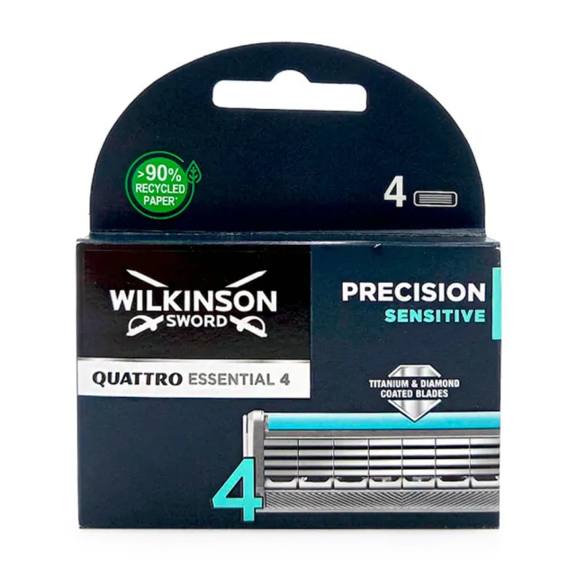 Wilkinson Sword - Quattro Titanium Sensitive   4 stk.