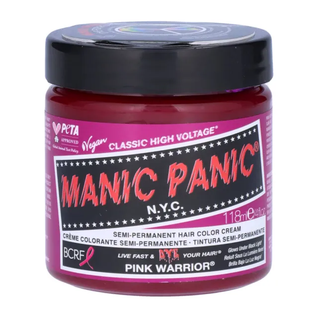 Manic Panic Semi-Permanent Color Cream Pink Warrior 118 ml