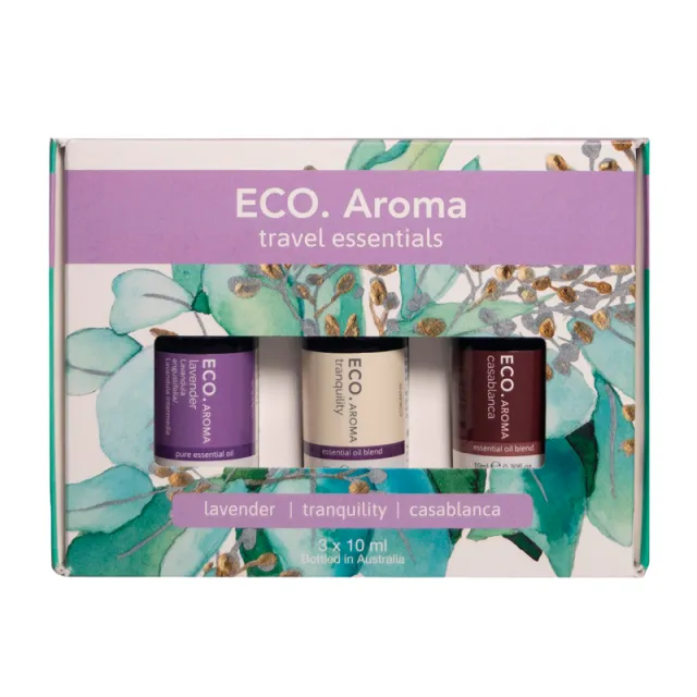 ECO. Aroma Travel Essentials Aroma Trio - Lavender, Casablanca, Tranquility (3x10 ml)