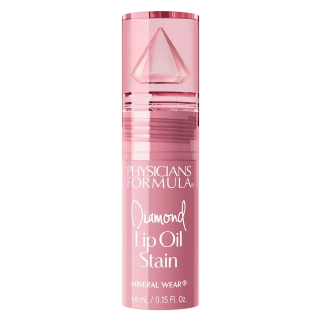 Physicians Formula Mineral Wear Diamond Lip Oil Stain Radiant Ros