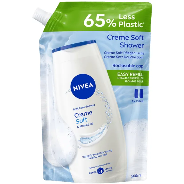 Nivea Creme Soft Shower Refill (500 ml)