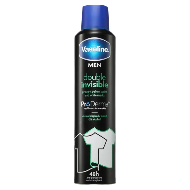 Vaseline MEN Double Invisible Anti-Perspirant ProDerma 250 ml
