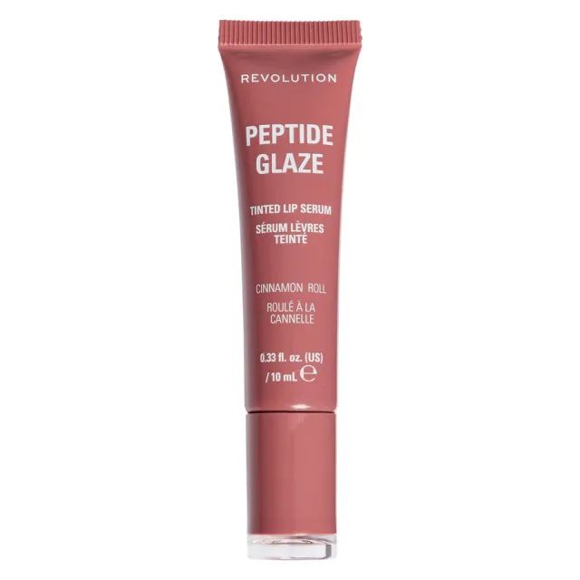 Revolution Beauty Peptide Glaze Tinted Lip Serum Cinnamon Roll