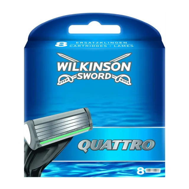 Wilkinson Sword Quattro Blades 8pak   8 stk.