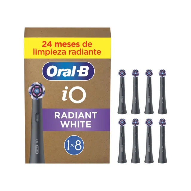 Oral-B Radiant white Schwarz FFU   8 stk.