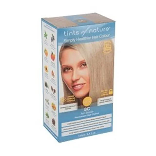 Tints Of Nature Hårfarve 8C Ash Blonde Tints Of Nature (130 ml)