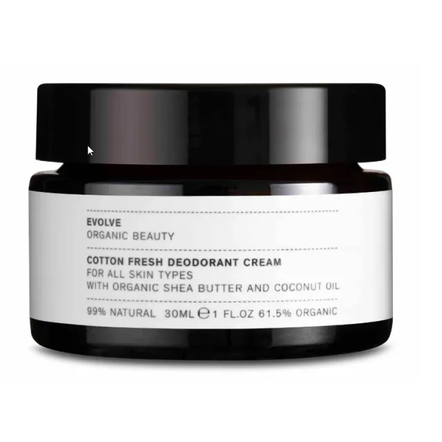 Evolve COTTON FRESH DEODORANT CREAM, 30 ml.