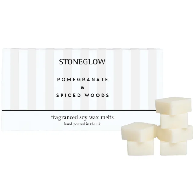 Ambience Stoneglow Vegansk Soja Duftvoks Granatæble & Krydret Træ (16 stk)