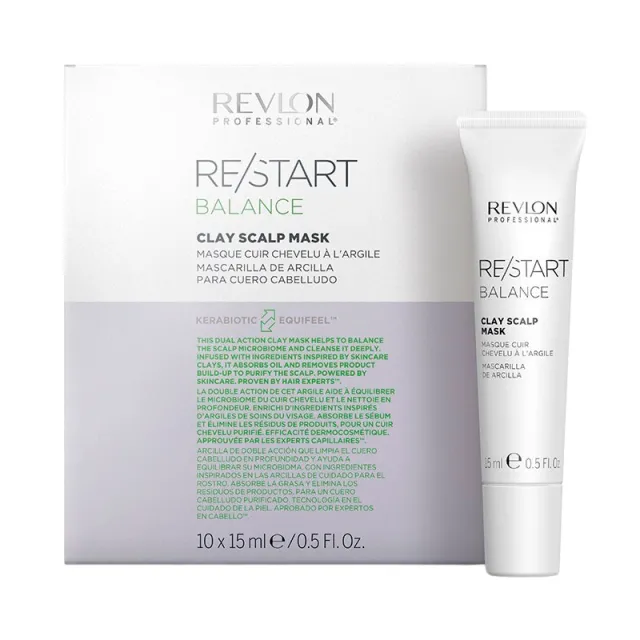 Revlon Restart Balance Clay Scalp Mask (10x15 ml)