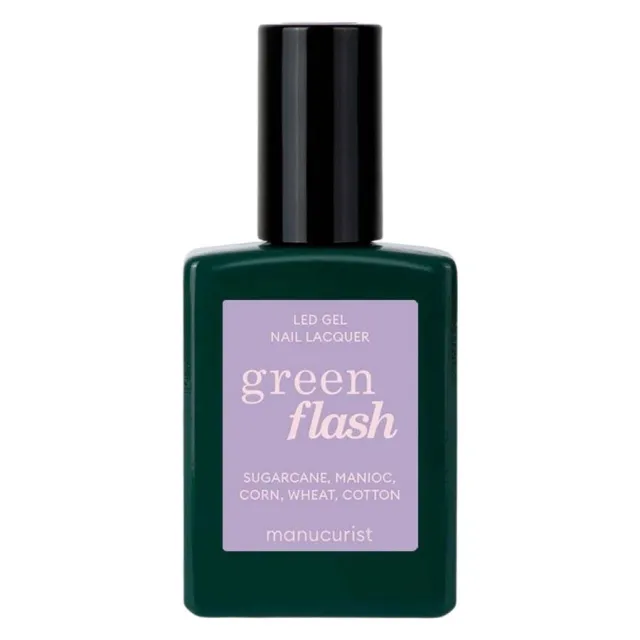 Manucurist Green Flash Led Nail Polish Lisa Lilas 15ml