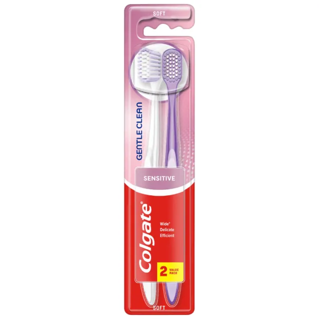 Colgate Gentle Clean Sensitive Tandbørste Soft (2 stk)