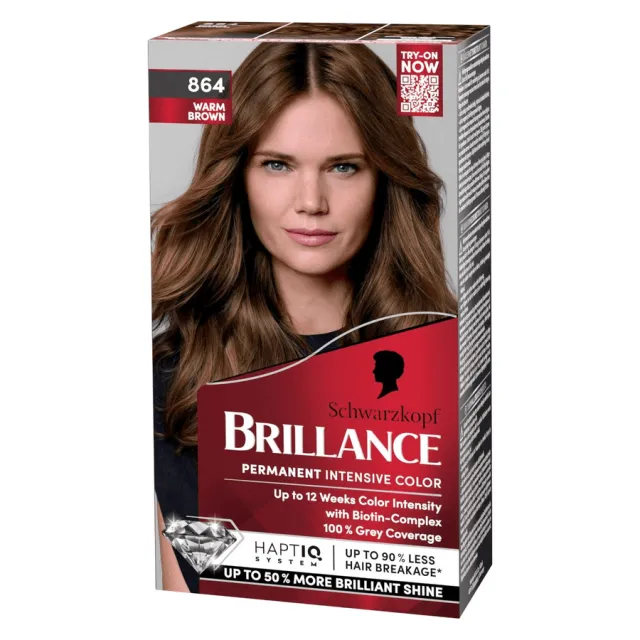 Schwarzkopf Brillance 864 Warm Brown
