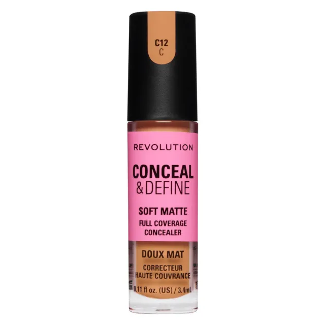Revolution Conceal and Define Full Coverage Concealer C12C 3,4 ml