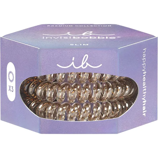 Slim Premium Bronze me Pretty Hair Scrunchies