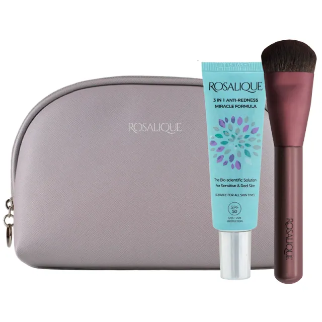 Rosalique Toilettaske Inkl. Rosalique + Miracle Foundation Brush (1 stk)