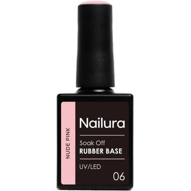 Nailura Rubber Base 10 ml - 06 Nude Pink